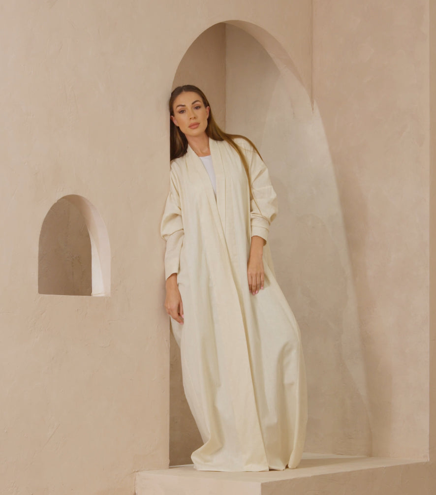 Off-white Abaya