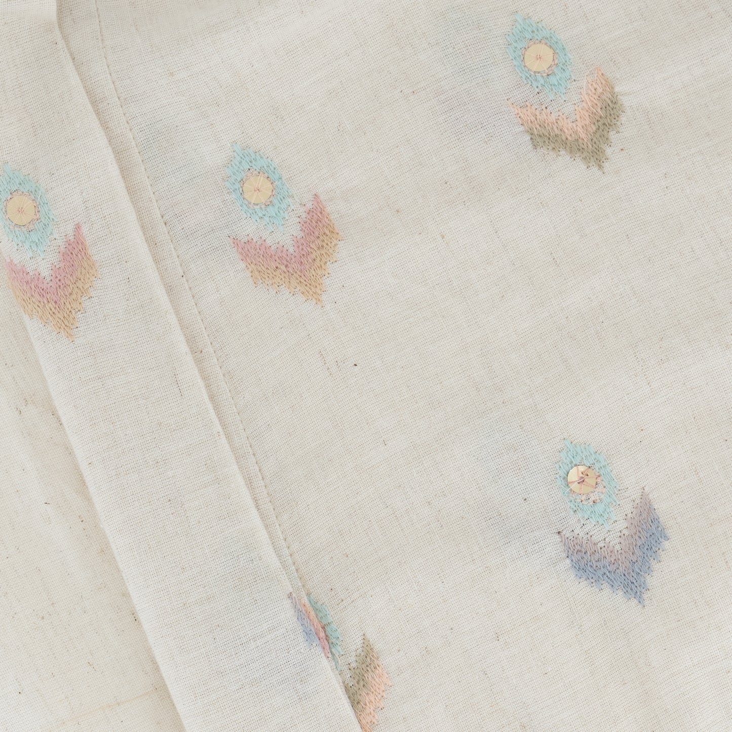 Pastel Embroidered Abaya